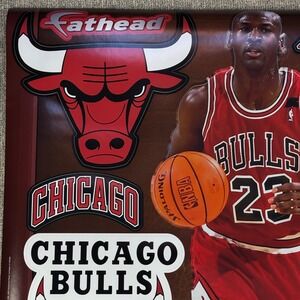 Michael Jordan Fathead Jr Chicago Bulls Wall Decal 15x38.5 Unused New Set